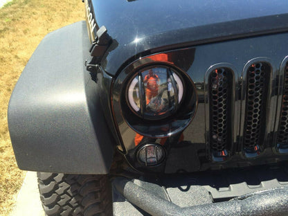 JEEP WRANGLER JK 2007-2016 FARI ANTERIORI LED - CON LUCI DIURNE BIANCO 6000K