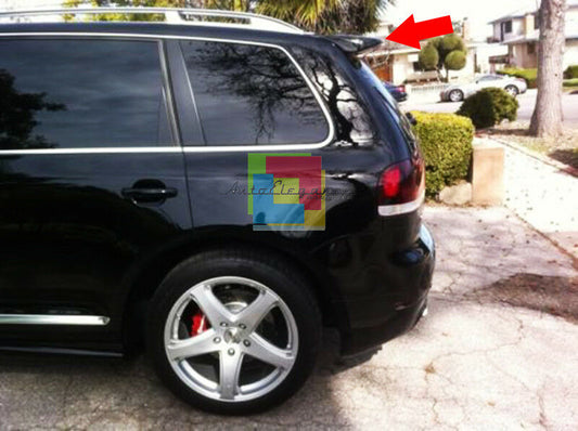 SPOILER POSTERIORE SUL TETTO VW TOUAREG 2006-2010 LIFT LOOK RLINE R50 -.