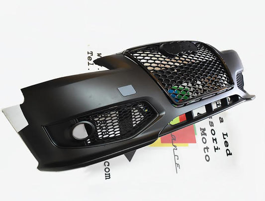 SPORT FRONT BUMPER FOR AUDI A3 8P 2004-2008 RS3 LOOK HONEYCOMB IN ABS
