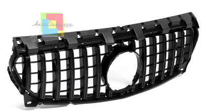 GRIGLIA ANTERIORE NERO LUCIDO - MERCEDES CLASSE A W176 2012-2015 CALANDRA AMG