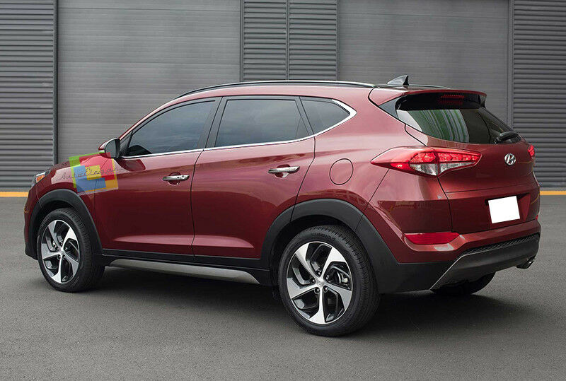 CORNICE FINESTRINI CROMATA HYUNDAI TUCSON TLE 2015+ MODANATURE ADESIVE ACCIAIO.- AUTOELEGANCERICAMBI