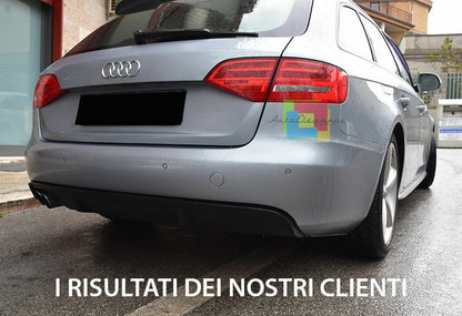 AUDI A4 B8 8K 2007-2012 DIFFUSORE SOTTO PARAURTI POSTERIORE DESIGN S4 RS4 AUTOELEGANCERICAMBI