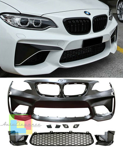 PARAURTI ANTERIORE SPORTIVO BMW SERIE 2 F22 F23 COUPE CABRIO 2013-2017 LOOK M2