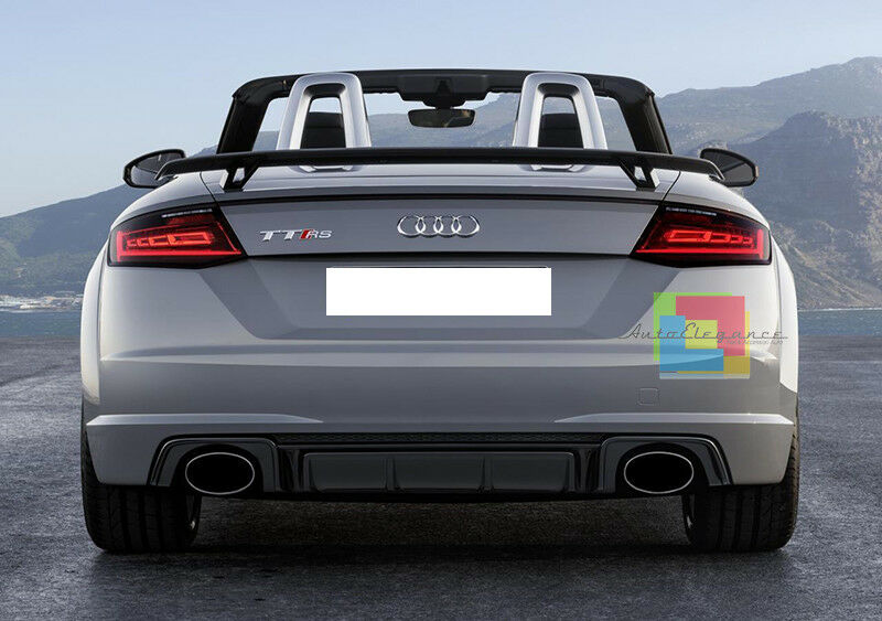 AUDI TT 8J 2006-2014 SPOILER POSTERIORE SUL COFANO LOOK TTS TTRS ALETTONE .-. AUTOELEGANCERICAMBI