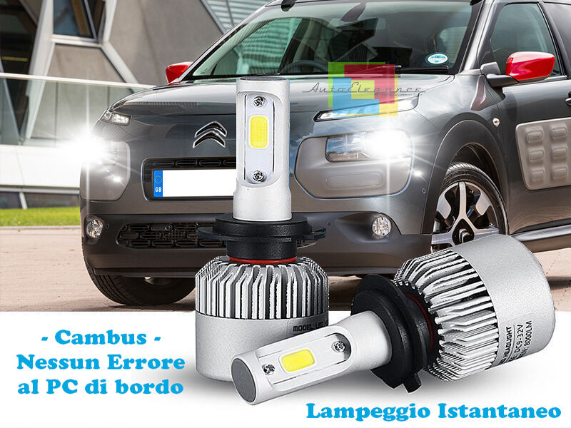LAMPADE ANABBAGLIANTI LED CITROEN C4 CACTUS ISTANTANEO 6000K CREE