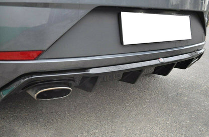 SEAT LEON 5F RESTYLING 2017+ SOTTO PARAURTI POSTERE ABS DIFFUSORE CUPRA