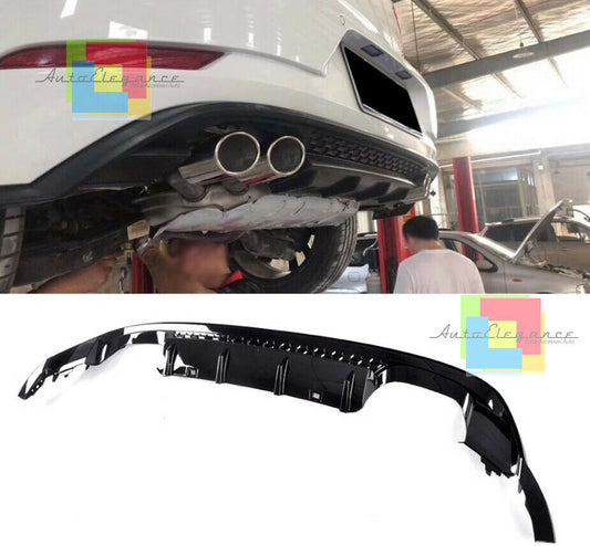 VW GOLF VII 7.5 2017+ UNDER BUMPER DIFFUSER REAR EXTRACTOR RLINE ABS