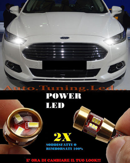POSITION LIGHTS FORD MONDEO 2014+ CANBUS T10 WHITE 27 LED SUPER QUALITY