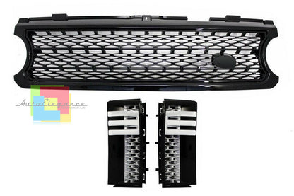 RANGE ROVER VOGUE L322 2006-2009 GRIGLIA ANTERIORE + LATERALI LOOK AUTOBIOGRAPHY