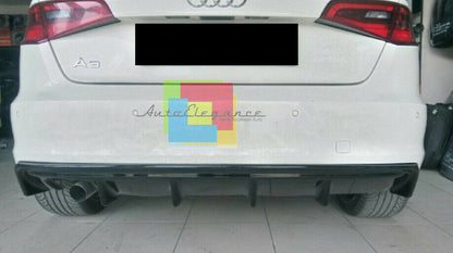 UNDER BUMPER AUDI A3 8V SPORTBACK 2012-2015 RS3 DIFFUSER TOP QUALITY ABS -