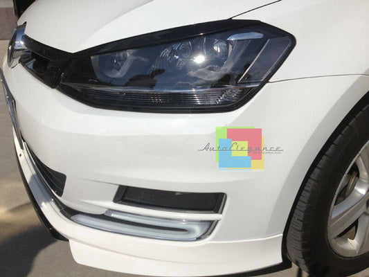 VW GOLF 7 MK7 2012 ONWARDS .- ABT SPORTS FRONT SPOILER UNDER BUMPER