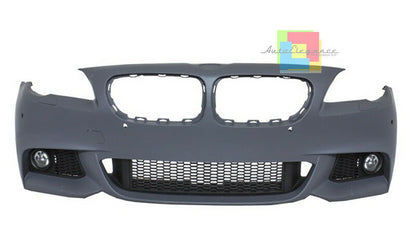 PARAURTI ANTERIORE PER BMW SERIE 5 F10 F11 2010-2014 LOOK M SPORT IN ABS .-