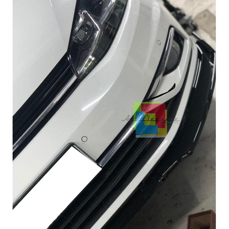 VW GOLF 7.5 FACELIFT SPOILER UNDER FRONT BUMPER ABS BLACK 