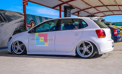 VW POLO 6R 6C 09-17 SPOILER SIDE SKIRTS ABS SPORT LOOK ABS