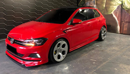 VW POLO AW1 2017+ FRONT BUMPER SPOILER ABS SPORT LOOK R 0262