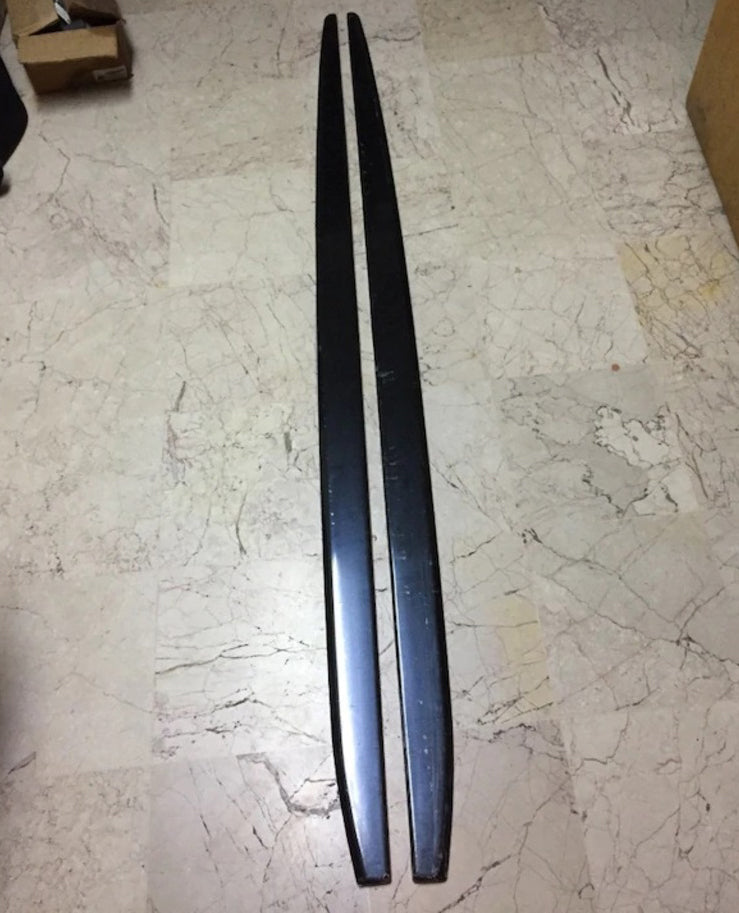 VW GOLF 7 VII 2012-2018 FLAPS UNDER SKIRT ABS / PLASTIC GLOSS BLACK