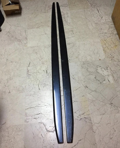 VW GOLF 7 VII 2012-2018 FLAPS UNDER SKIRT ABS / PLASTIC GLOSS BLACK
