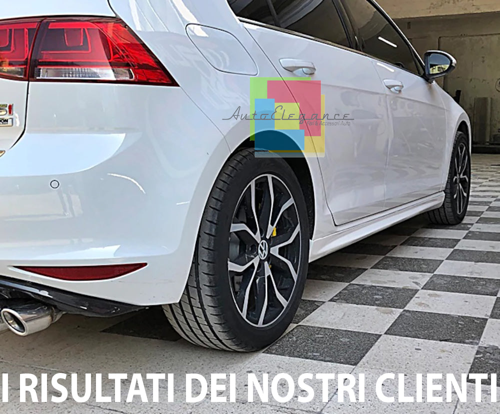 VW GOLF 7 VII from 2012+ SPORTS SIDE SKIRTS UNDER THE DOOR IN ABS / PLASTIC