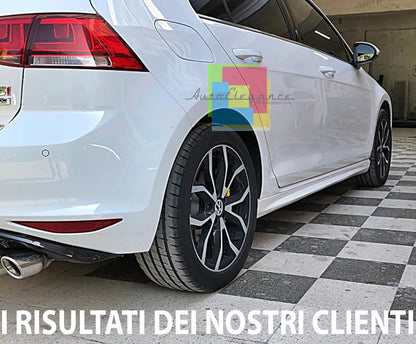 VW GOLF 7 VII from 2012+ SPORTS SIDE SKIRTS UNDER THE DOOR IN ABS / PLASTIC