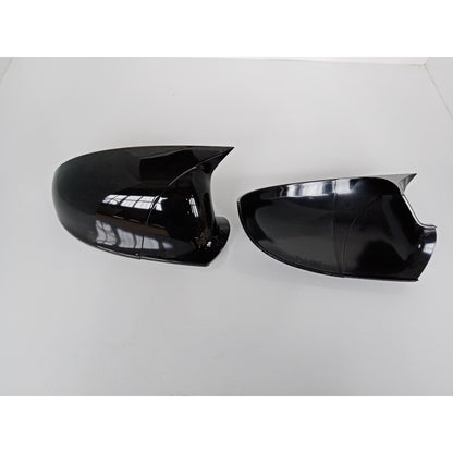 VW GOLF 5 V 03-08 CALOTTE ADESIVE SPECCHI SPECCHIETTI RETROVISORI NERO LUCIDO