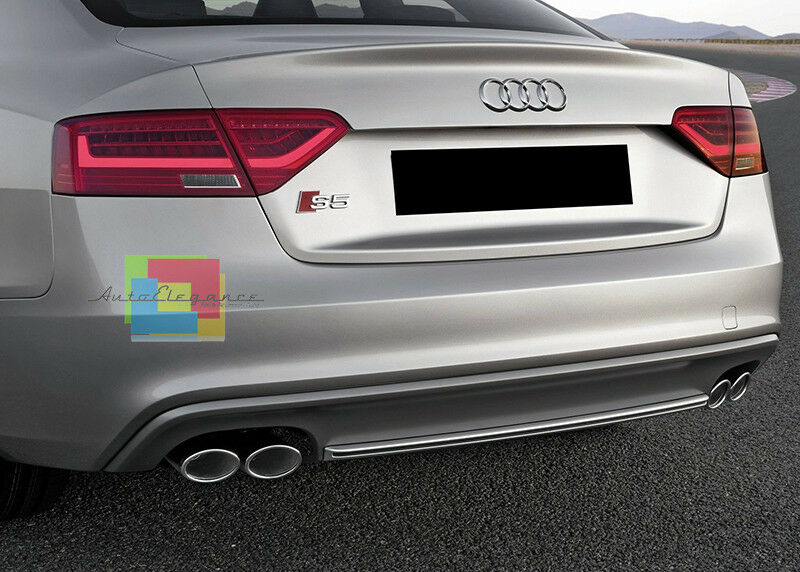 SOTTO PARAURTI S5 PER AUDI A5 COUPE CABRIO 2012-2015 DIFFUSORE POSTERIORE