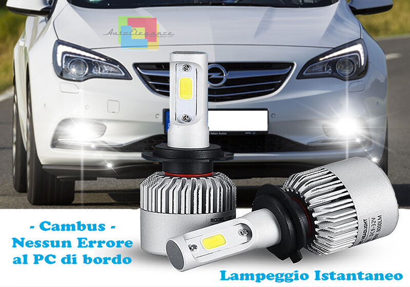 LAMPADE FENDINEBBIA LED OPEL CASCADA LAMPEGGIO ISTANTANEO 6000K