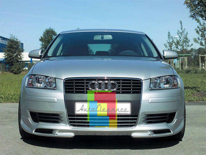 AUDI A3 8P 2003-2008 SPOILER ANTERIORE DESIGN S3 SLINE TUNING SOTTO PARAURTI AUTOELEGANCERICAMBI