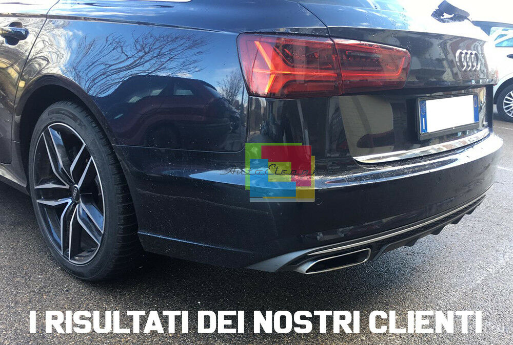 UNDER BUMPER AUDI A6 4G C7 2015-2018 AVANT + SEDAN REAR DIFFUSER S6 -
