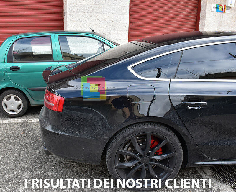 SPOILER POSTERIORE SUL COFANO AUDI A5 8T SPORTBACK 2009-2015 LOOK S5 S LINE