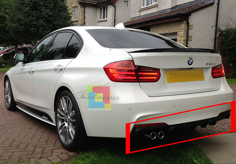 DIFFUSORE DOPPIA USCITA SOTTO PARAURTI LOOK M-PERFORMANCE PER BMW F30 2011