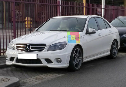 SIDE SKIRTS MERCEDES C-CLASS W204 2007-2011 AMG DOOR SPOILER -