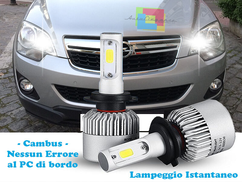 LED HIGH BEAM LAMPS OPEL ANTARA 2006+ INSTANT FLASH 6000K ---