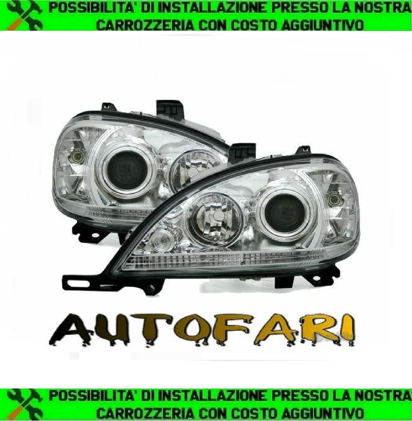 HEADLIGHTS MERCEDES ML W163 1998-2001