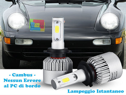 LAMPADE ANABBAGLIANTI LED PORSCHE 911 CABRIO 993 94-97 ISTANTANEO 6000K CREE