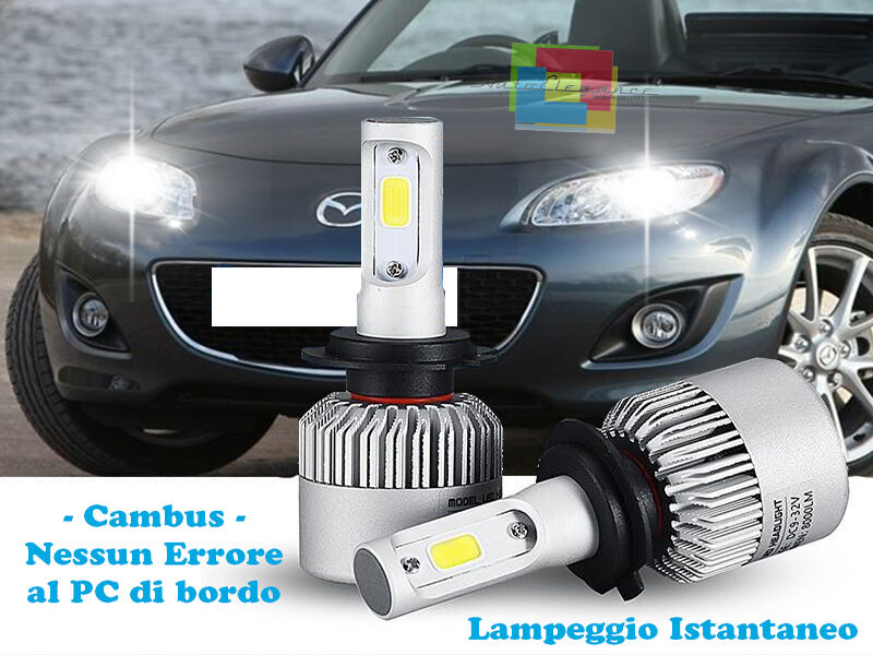 LED LOW BEAM LAMPS MAZDA MX-5 05-14 INSTANT 6000K CREE