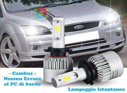 LED LOW BEAM HEADLIGHTS FORD FOCUS MK2 2004-2011 INSTANT FLASH