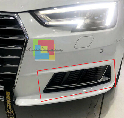 AUDI A4 B9 2015+ GRIGLIE FENDINEBBIA PER PARAURTI STANDARD NIDO D'APE RS4 AUTOELEGANCERICAMBI