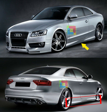 SIDE SKIRTS AUDI A5 COUPE 2007 ONWARDS SPORTS SILLS
