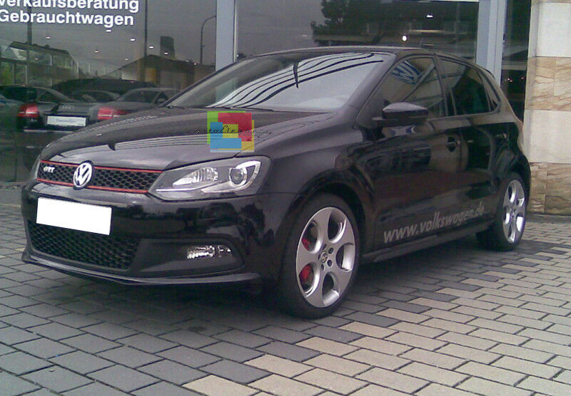 PARAURTI ANTERIORE PER VW POLO 6R 2009 IN POI CON GRIGLIA LOOK GTI IN ABS