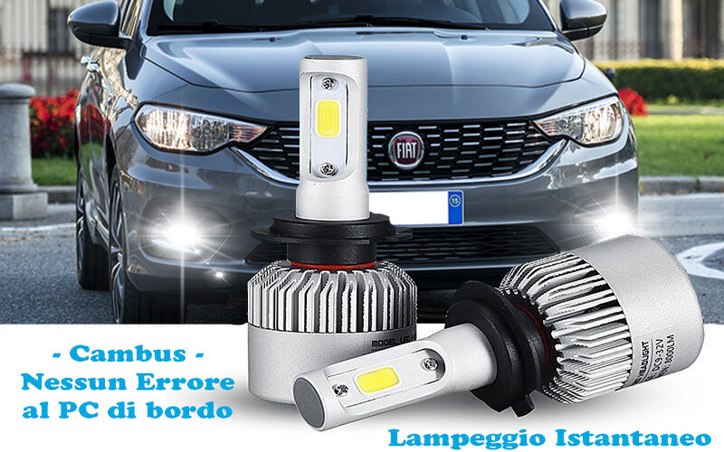 CREE LED FOG LIGHTS FIAT TIPO 2015+ CAMBUS 6000K ICE WHITE