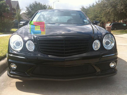 MERCEDES CLASSE E W211 2006-2009 GRIGLIA ANTERIORE LOOK AMG BLACK EDITION