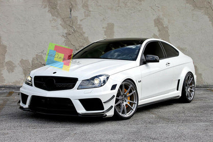 GRIGLIA ANTERIORE MERCEDES-BENZ CLASSE C W204 2007-2014 LOOK AMG BLACK