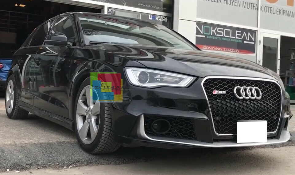 MINIGONNE LATERALI AUDI A3 8V SPORTBACK 2012+ SPOILER SOTTO PORTA SPORTIVO ABS -