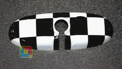 COVER SPECCHIO RETROVISONE MINI R55 R56 R60 COUNTRYMAN 08-16 3M BANDIERA SCACCHI AUTOELEGANCERICAMBI