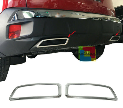 TERMINAL MOULDS ADHESIVES PEUGEOT 3008 SUV CHROME FRAMES SPORTY LOOK.