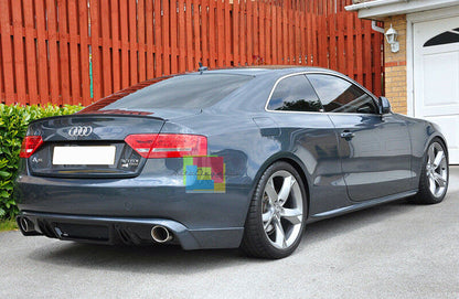 AUDI A5 COUPE CABRIO 2007-2011 DIFFUSORE POSTERIORE SOTTO PARAURTI LOOK SPORTIVO AUTOELEGANCERICAMBI