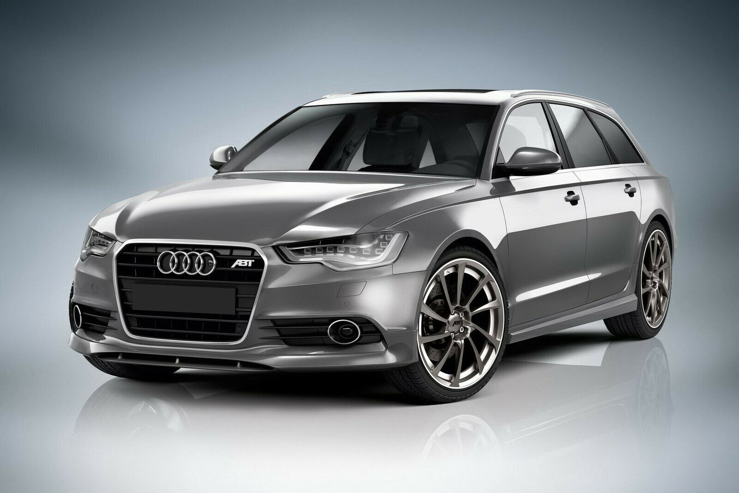 MINIGONNE LATERALI PER AUDI A6 4G C7 2011 AL 2017 SPOILER SOTTOPORTA ABT LOOK
