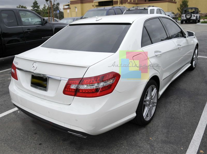 MERCEDES W212 2009+ ALSO FOR LIFT MODEL REAR ROOF SPOILER L-DESIGN