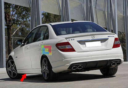 SIDE SKIRTS MERCEDES C-CLASS W204 2007-2011 AMG DOOR SPOILER -
