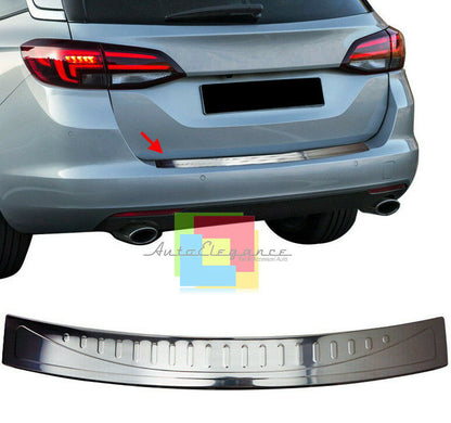 PIASTRA CROMATA PORTELLONE COFANO POSTERIORE OPEL ASTRA K SW ACCIAIO INOX